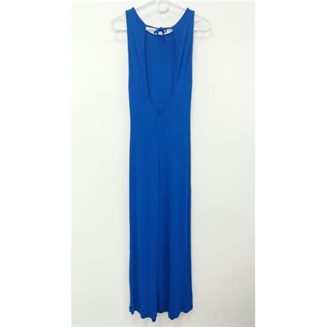 Dress Versace Blue size 38 IT in Viscose .